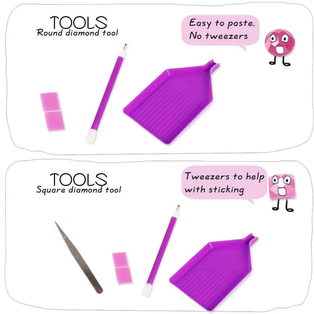 Lienzo de cobertura completa para crear un diamond painting