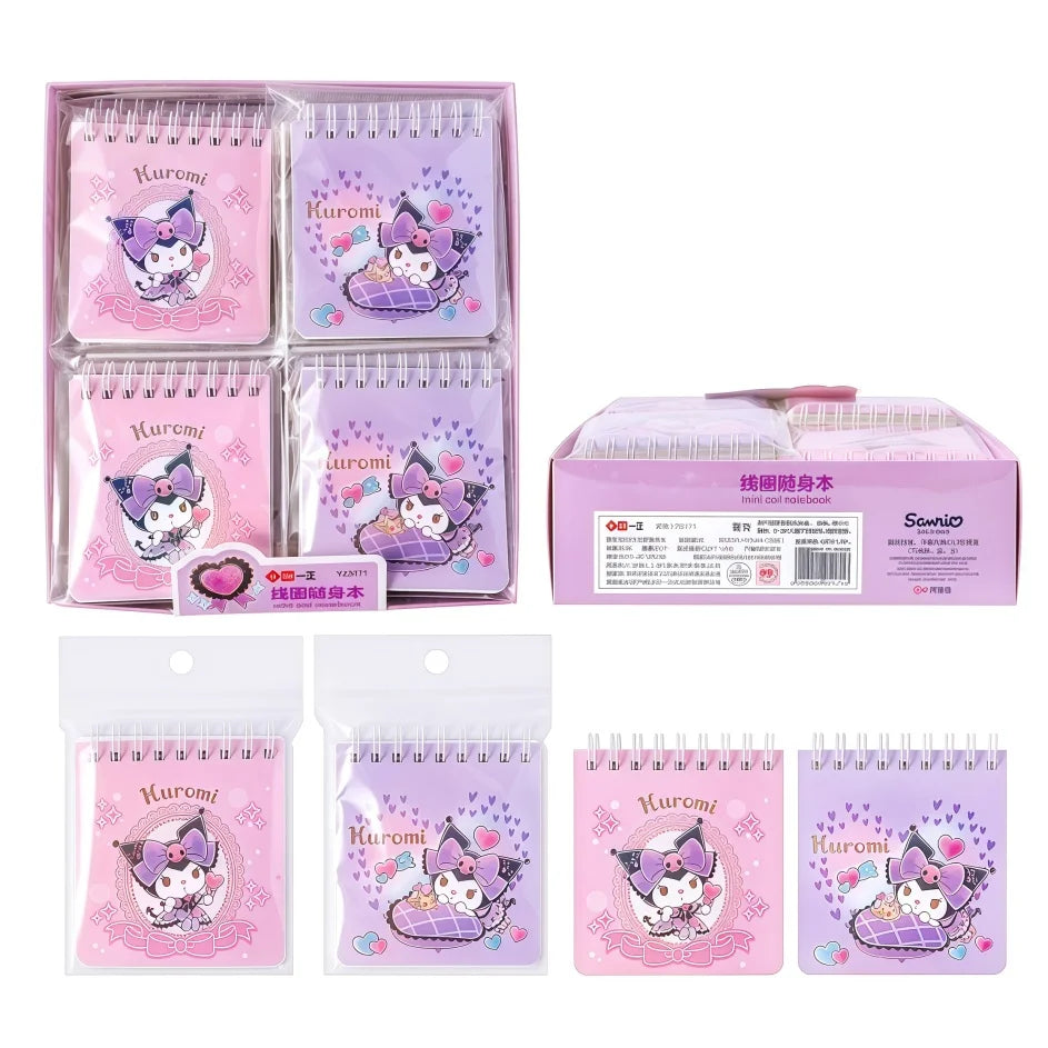 Cuaderno A7 de Kuromi para notas y tareas