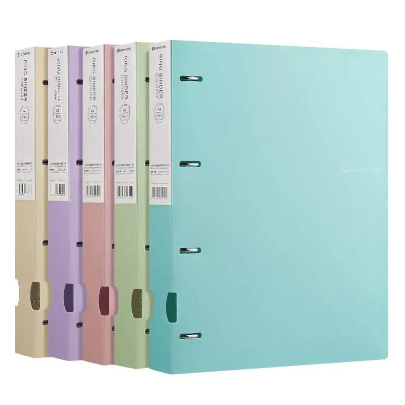 Carpeta archivadora A4 de PVC en color verde
