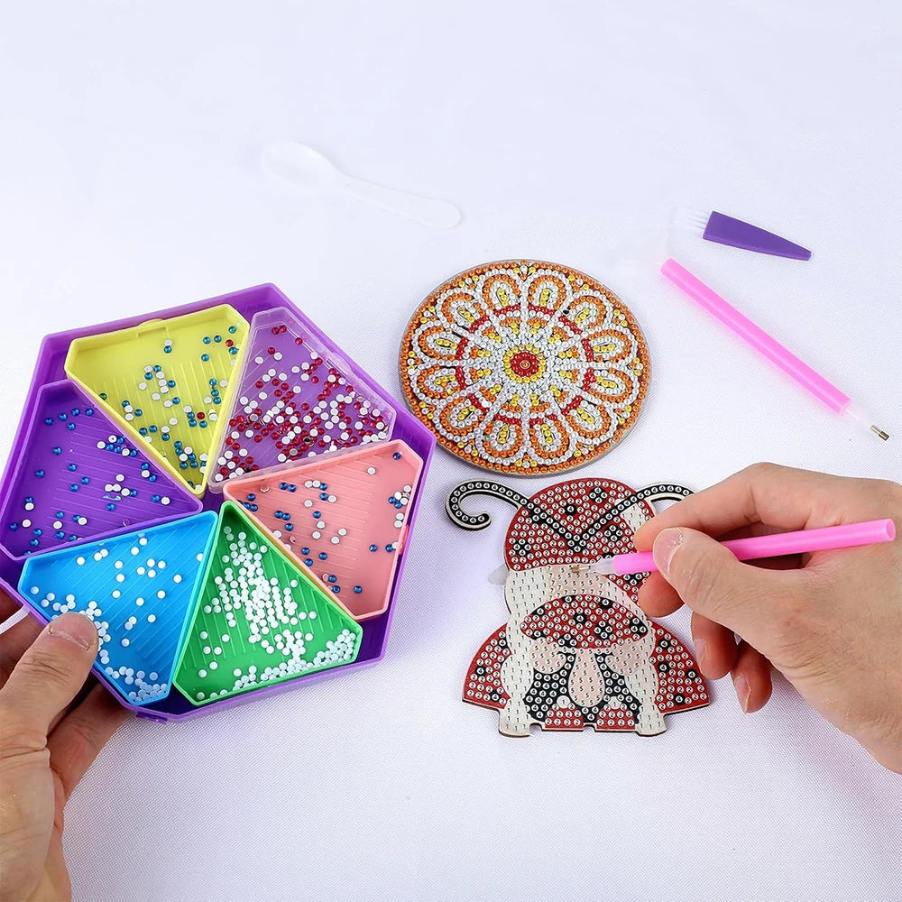 Herramientas del set de manualidades de diamond painting