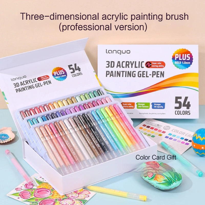 Rotuladores acrílicos de colores para papel y lettering