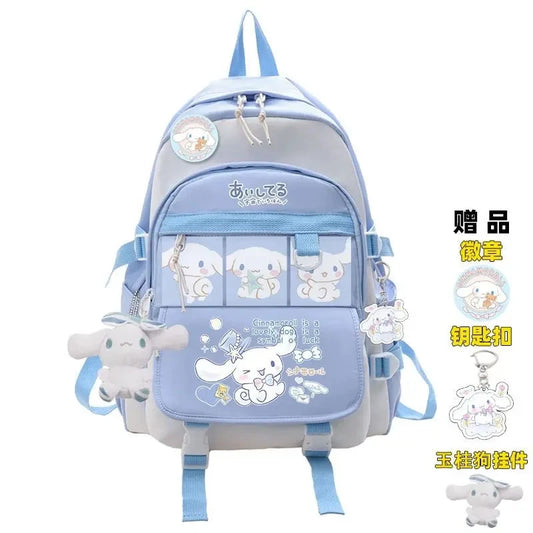 Mochila escolar kawaii vista de frente