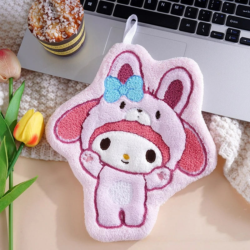 Pack de cuatro toallas de mano con diseños de Sanrio