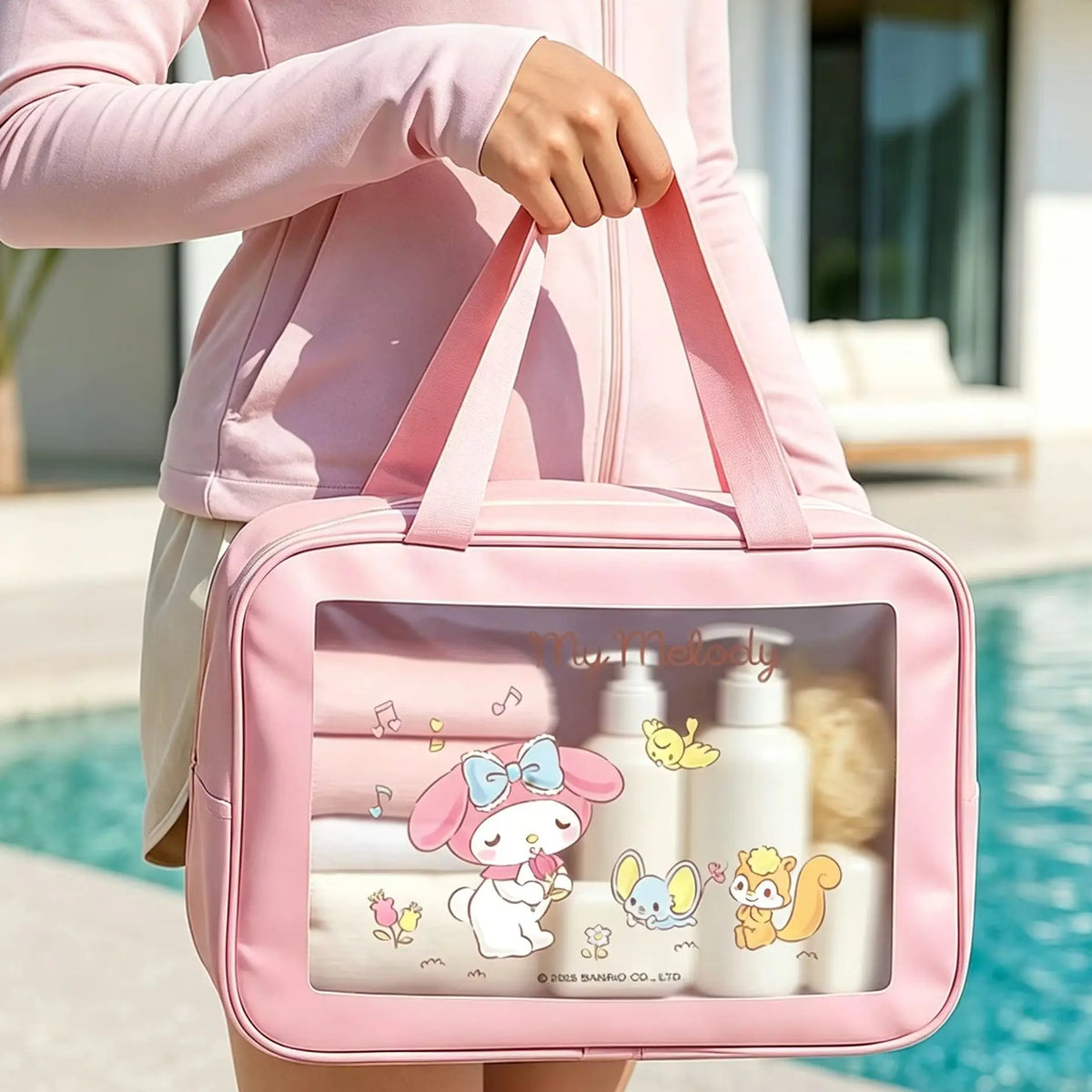 Bolsa Sanrio para organizar artículos de aseo y viaje