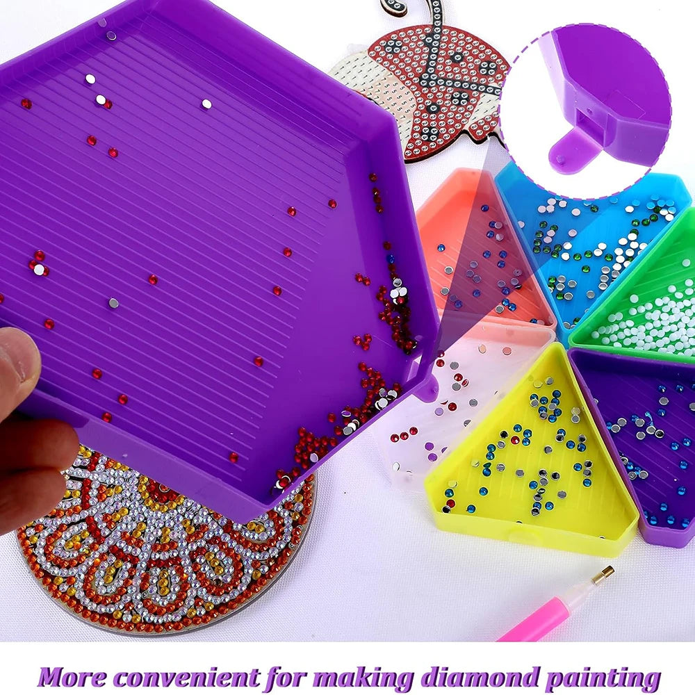Kit de pintura con diamantes en color rosa