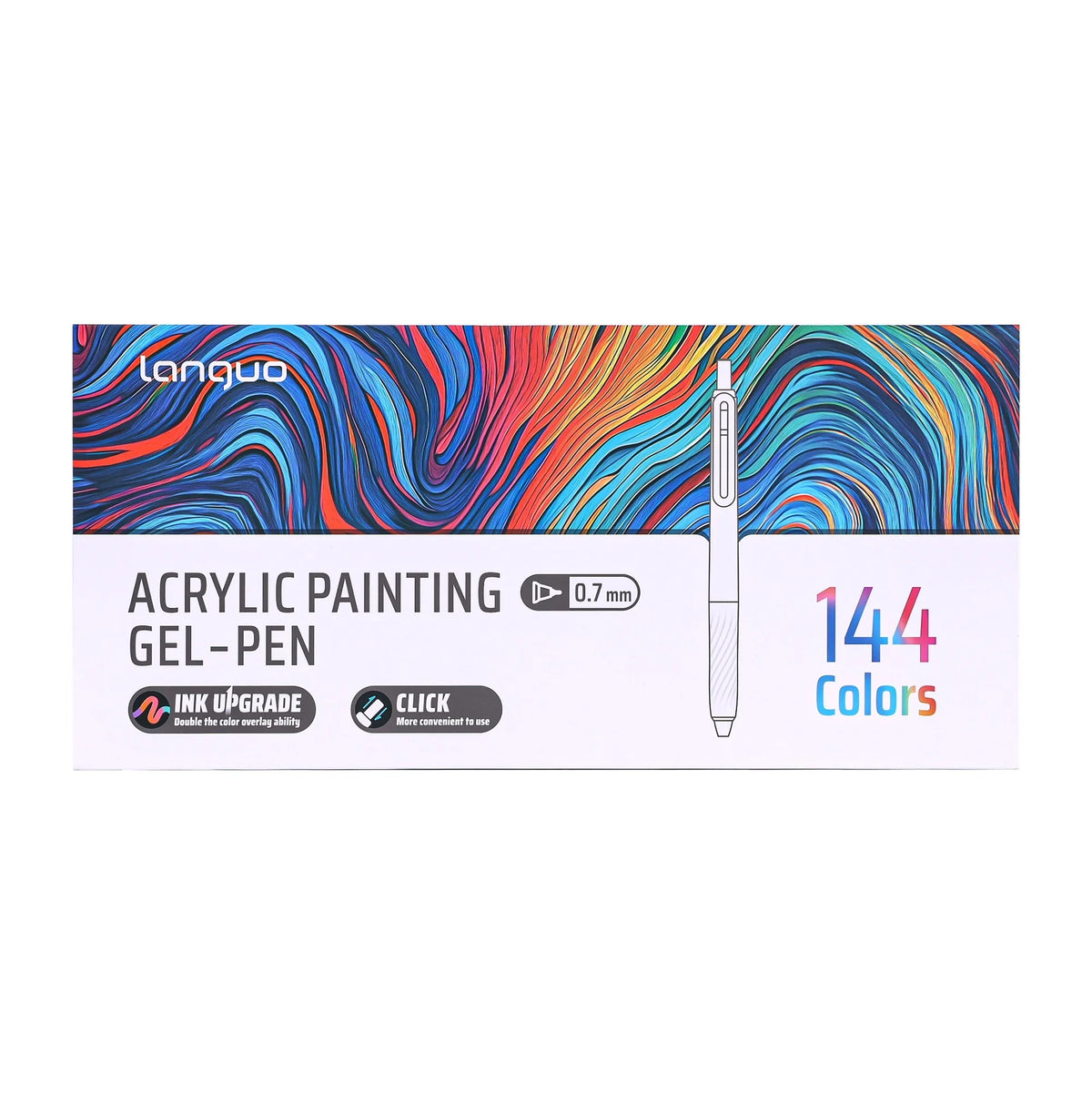 Bolígrafos de gel con punta de escritura de 0,7 mm