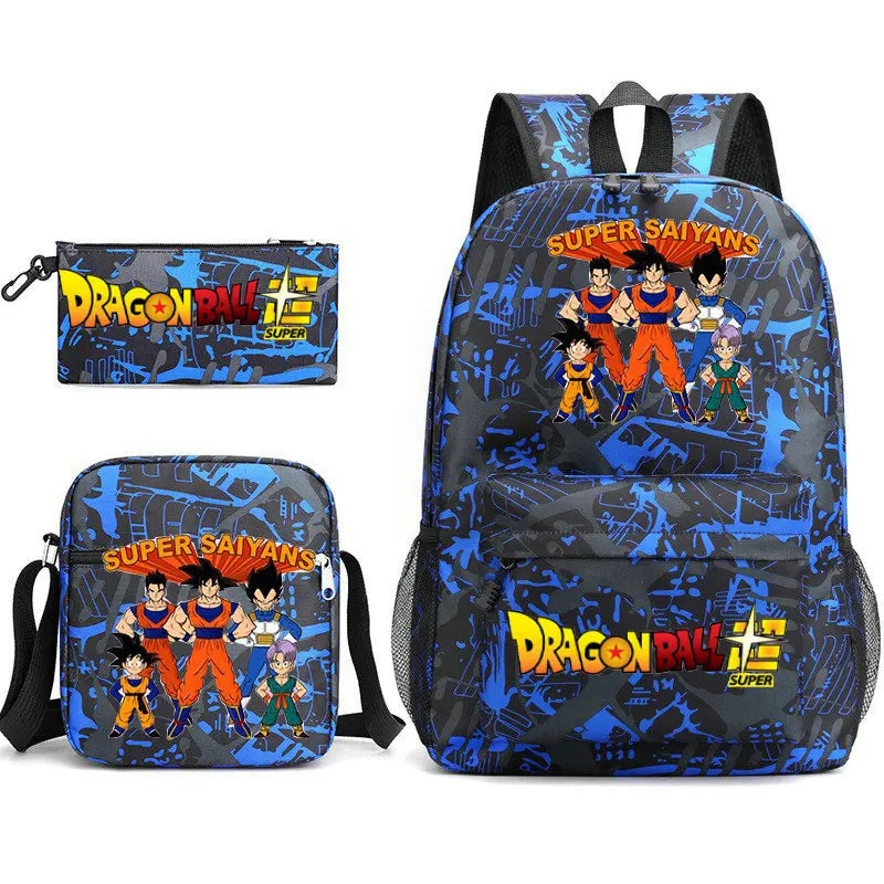 Mochila escolar estampada de Dragon Ball para uso diario