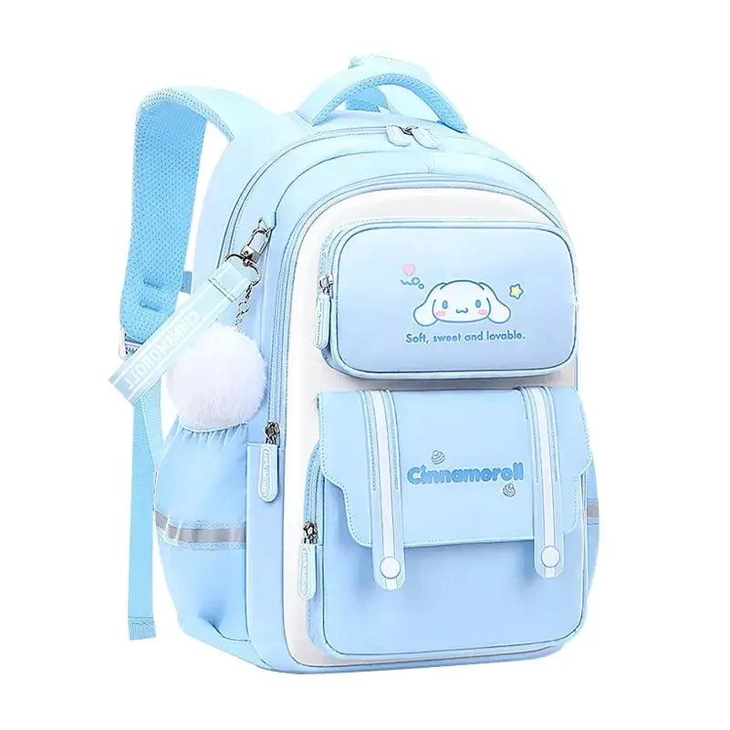 Mochila con diseño inspirado en Pochacco y estampado decorativo