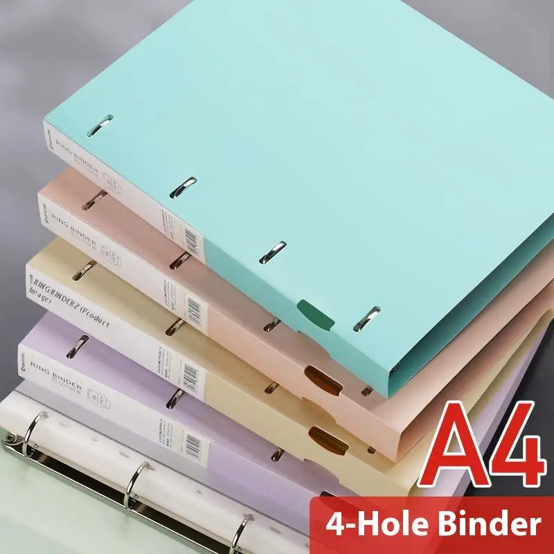 Carpeta archivadora A4 de PVC en color azul