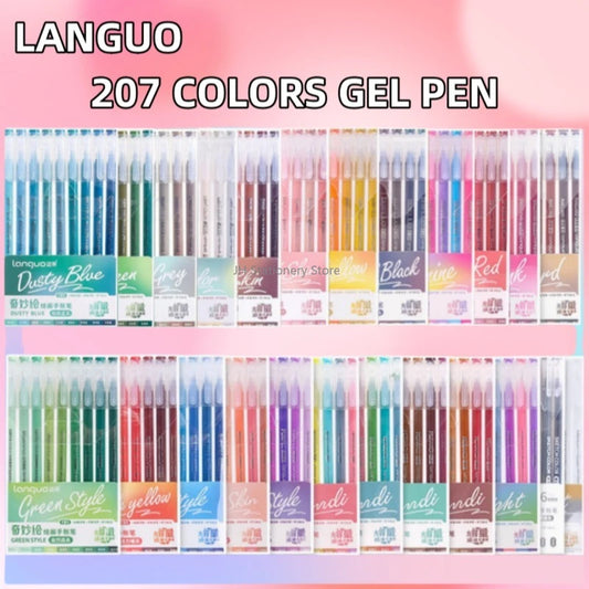 Bolígrafo de gel multicolor para escritura creativa