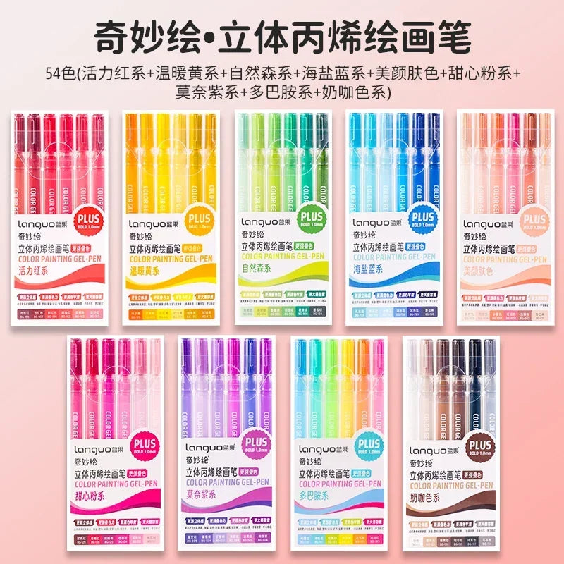 Bolígrafos de gel para ilustración y coloreado