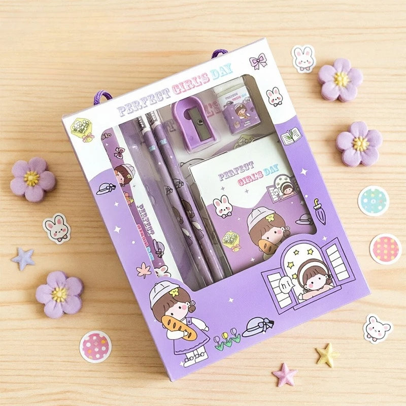 Presentación del conjunto kawaii de seis piezas