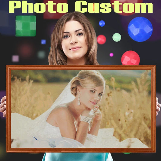 Kit de diamond painting personalizado a partir de una fotografía