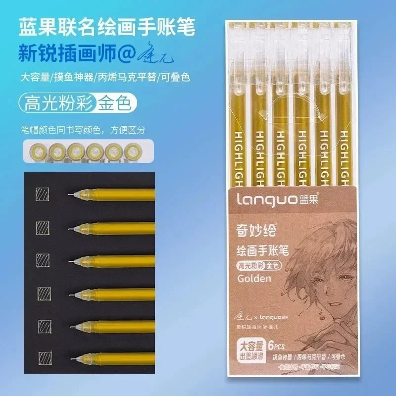 Bolígrafo de gel con punta de 0,5 mm