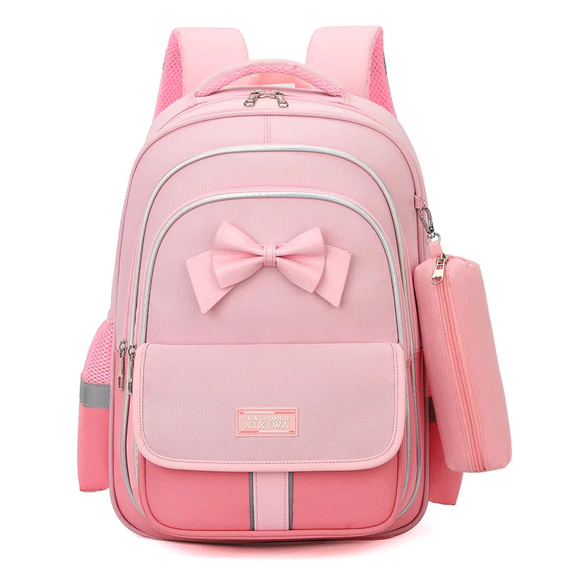 Mochila escolar con configuración de seis ruedas