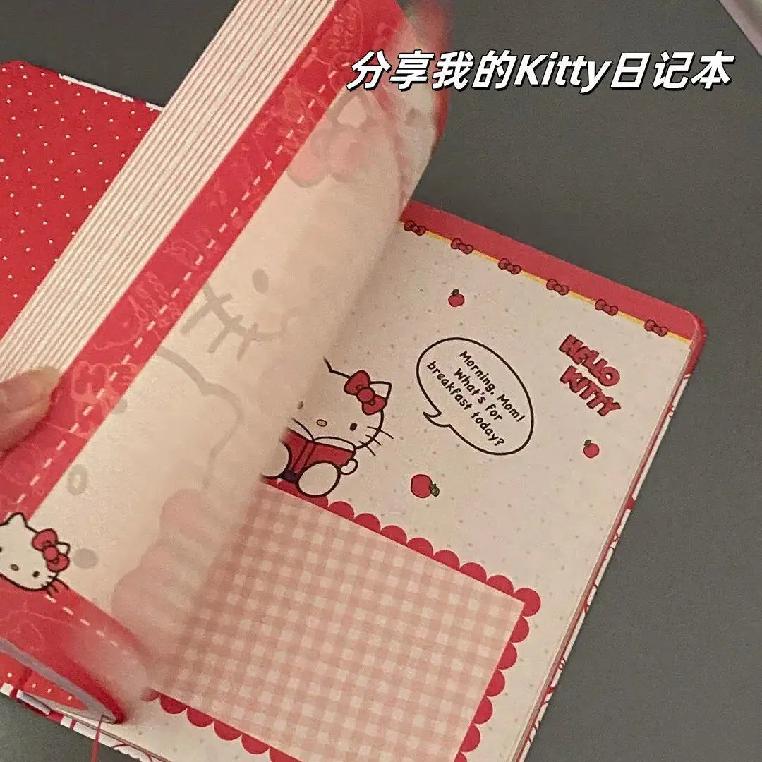Portada de cuaderno Hello Kitty para notas y estudio