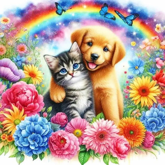Diseño animal para completar con diamond painting