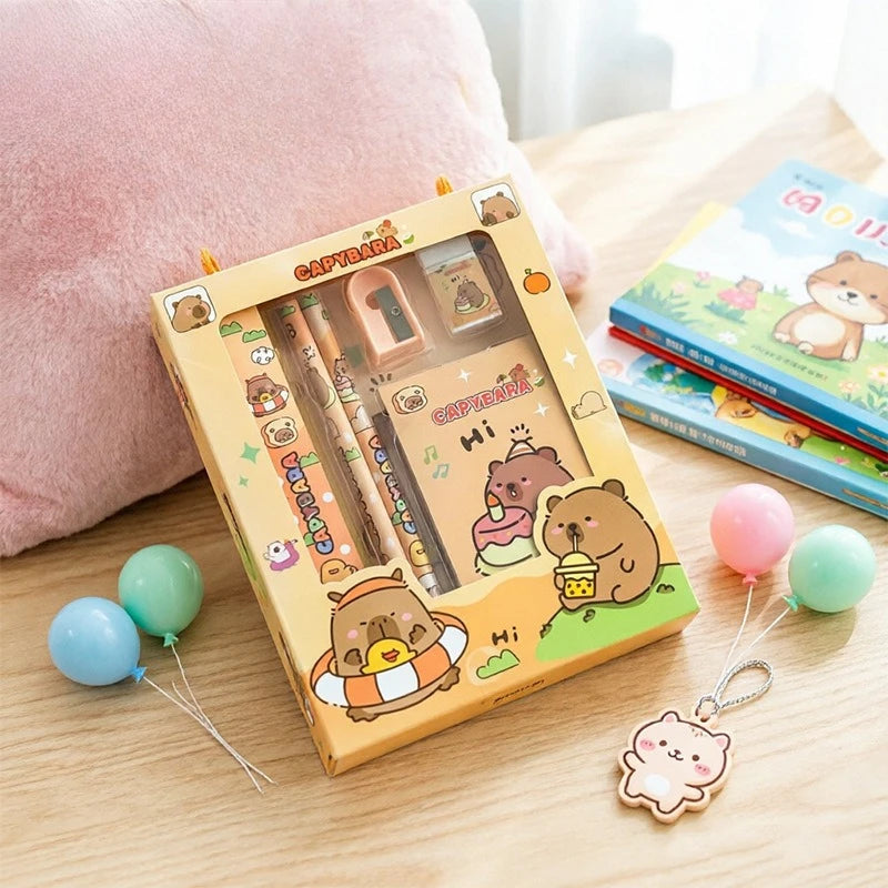 Variantes de estilo disponibles para el set de papelería kawaii
