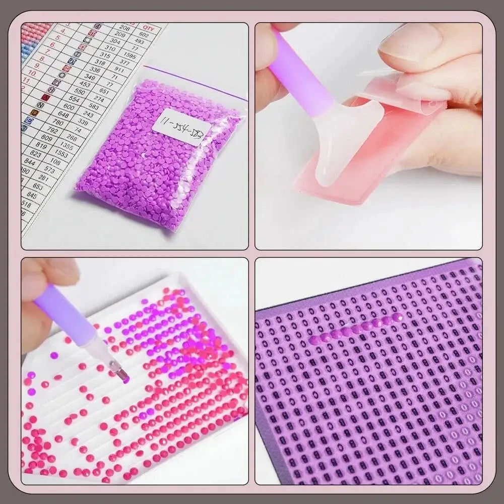Kit de manualidades con lienzo y herramientas